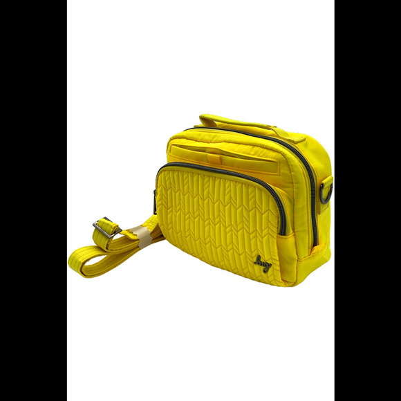 lug Bags Lug Quilted Top Handle Crossbody Ranger Mini Yellow Poshmark